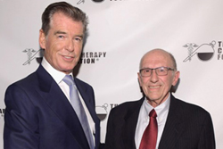 Pierce Brosnan and Dr. Franco Muggia